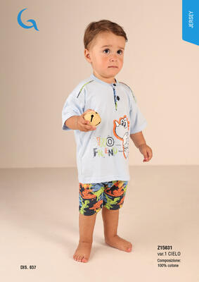 PIGIAMA NEONATO M/M Z15031 Tellini S.R.L. Velkoobchodní oblečení